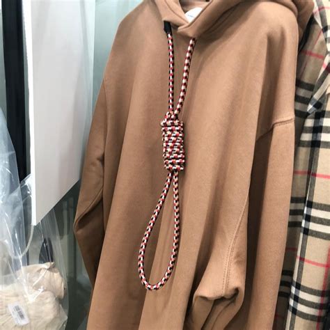 burberry issues apology over noose hoodie|liz kennedy Burberry hoodie.